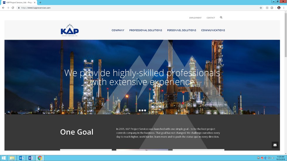 KAP Project Services Rolls Out New Website - BIC Magazine